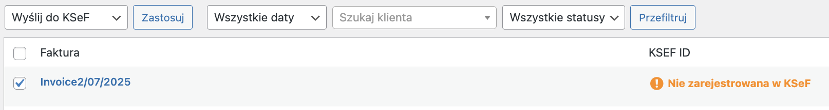 masowa rejestracja faktur w KSeF