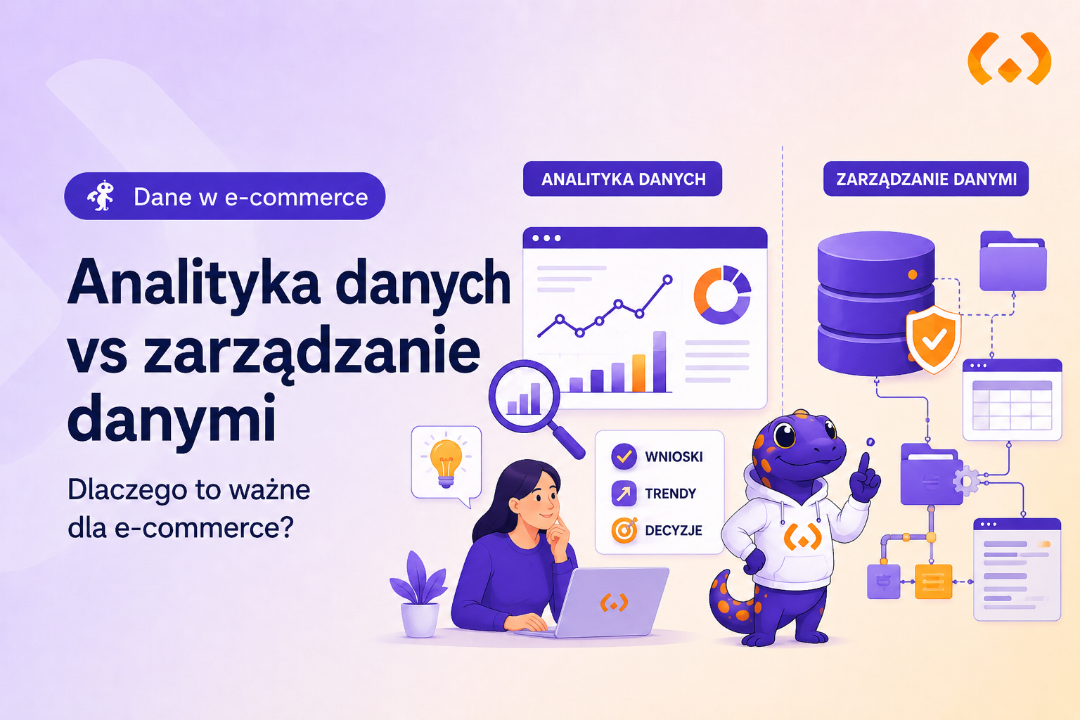 Czym różni się analityka danych od zarządzania danymi