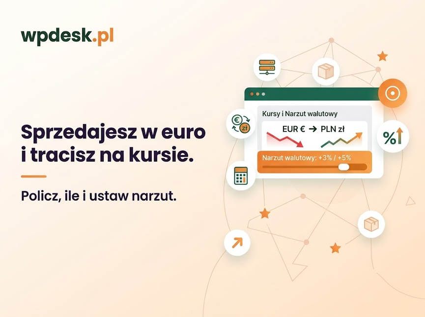 sprzedajesz w euro i tracisz na kursie - grafika do bloga